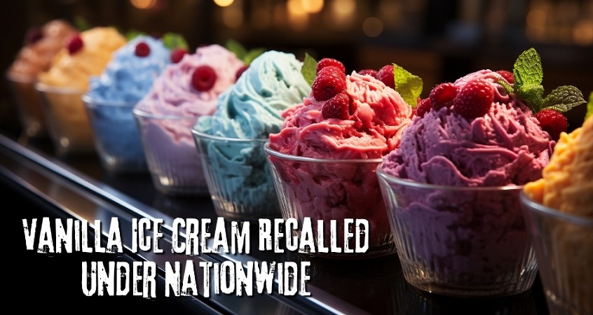 Vanilla Ice Cream Recalled Under Nationwide